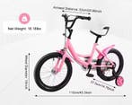 16 Inch Kinderfiets Met Zijwielen Verstelbaar Zadel En Stuur, Fietsen en Brommers, Fietsen | Kinderfietsjes, Verzenden, Nieuw