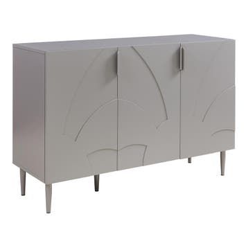 Commode Starvili dressoir 75x115x38 cm grijs [en.casa], Verzenden, Nieuw