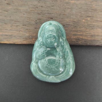 Houtsnijwerk Giada Boeddha Bedel - Hoogte: 1 cm - Breedte: 5