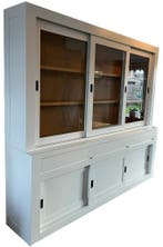 Buffetkast wit - oranje Enschede soft close 240cm, Ophalen of Verzenden, Nieuw