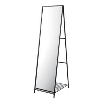 [en.casa] Spiegel vrijstaand Ruffano met plank 160x44x59,5 c, Verzenden, Nieuw