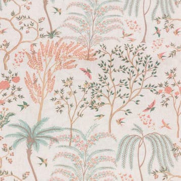 BA172 - Stof “Giardino Segreto” – Zachte botanische motieven