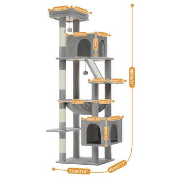 Nieuwe Katten Krabpaal - Hoge XL Kattentoren in veel kleuren, Dieren en Toebehoren, Krabmeubelen, Verzenden, Nieuw, Krabpaal