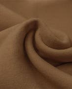 Double Face Polyester Wool Touch Bruin, Nieuw, Bruin