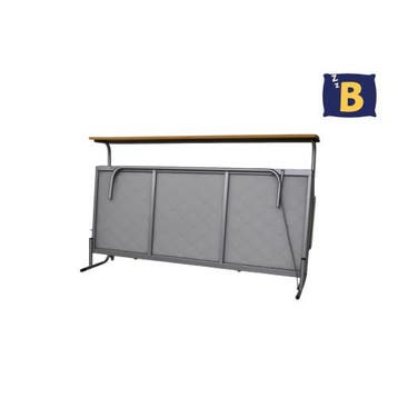 Opklapbed met dwarsgespannen spiraalbodem, Ophalen of Verzenden, Nieuw, Eenpersoons