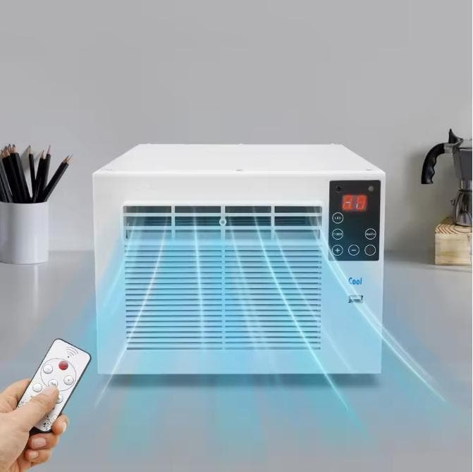 Draagbare Mini Airconditioner 280W met Timer Afstandsbedieni, Doe-het-zelf en Verbouw, Verwarming en Radiatoren, Nieuw, Verzenden