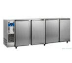 RVS Barkoelkast met 4 Deuren | 783 Liter | 267.5x56.5x(H)..., Verzenden, Nieuw in verpakking
