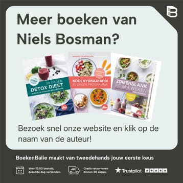 Koolhydraatarm 50 Dagen Programma >> Makkelijk Afvallen >>, Verzenden, Zo goed als nieuw, Niels Bosman