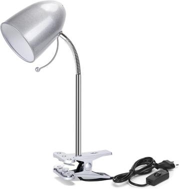 Tafellamp - Bureaulamp - Leeslamp - Zilver - Aigostar, Huis en Inrichting, Lampen | Tafellampen, Verzenden, Zo goed als nieuw