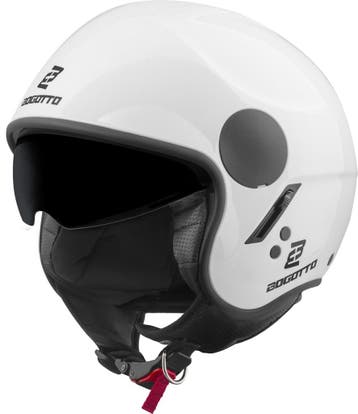 Bogotto H595 SPN Wit Jethelm, Motoren, Kleding | Motorhelmen, Jethelm, Nieuw met kaartje, Overige merken, Heren