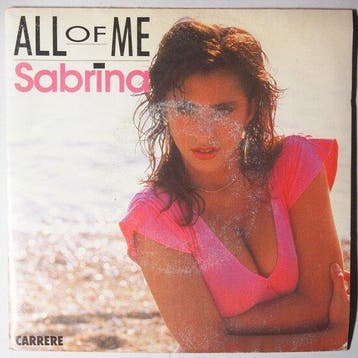 Sabrina - All of me - Single, Cd's en Dvd's, Verzenden, Nieuw in verpakking