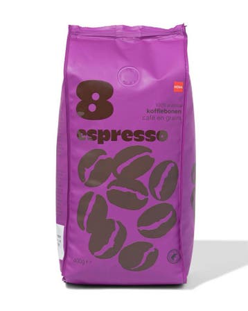 HEMA Koffiebonen espresso 400g, Verzenden