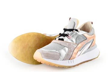 Shoesme Sneakers Meisjes in maat 34 Zilver, Verzenden, Jongen of Meisje, Schoenen, Zo goed als nieuw