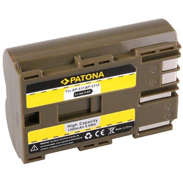 Canon BP-508 / BP-511 / BP-512 / BP-522 / BP-535 accu (Paton, Verzenden, Nieuw