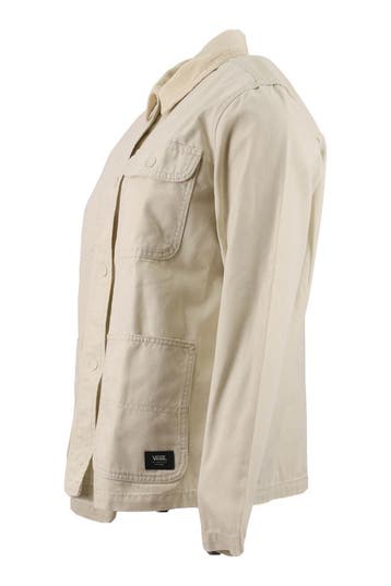 Vans Jas in maat S Beige, Kleding | Dames, Jassen | Winter, Vans, Verzenden, Zo goed als nieuw, Beige