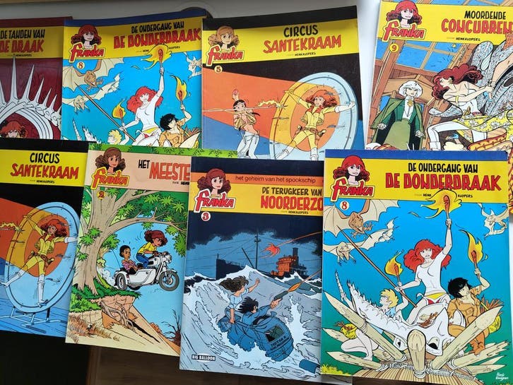 Franka stripboeken | Henk Kuijpers | va 7,99 per stuk, Boeken, Stripboeken, Gelezen, Complete serie of reeks, Verzenden