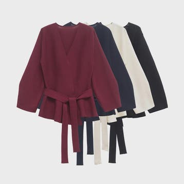Gebreide Dames Blazer met Schouderpadden en Ceintuur - Retro, Kleding | Dames, Verzenden, Nieuw