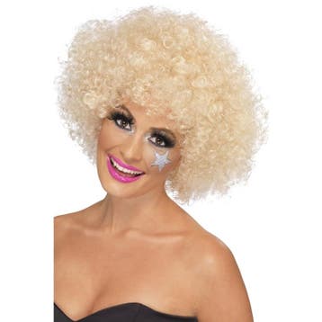 Geblondeerde afro pruik voor dames - Afropruiken, Verzenden, Nieuw