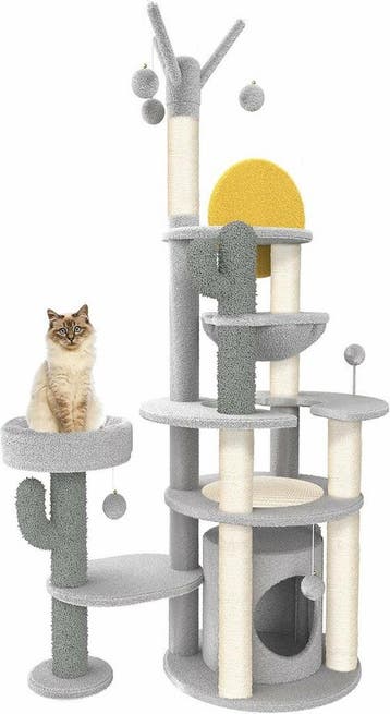 Krabpaal Outlet: Katten krabpaal Raponsje en meer krabpalen, Nieuw