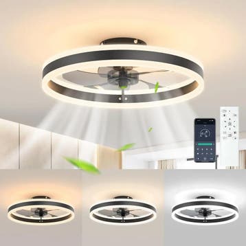 LED Plafondventilator Stil Dimbaar met Afstandsbediening, Verzenden, Nieuw