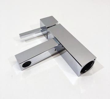 HOTBATH BLOKE WASTAFELKRAAN MET STICKHENDEL, Ophalen of Verzenden, Nieuw, Chroom