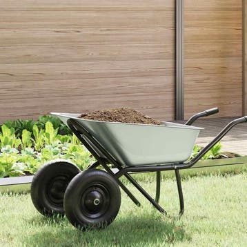 vidaXL Vervanging voor kruiwagenlade zilver 88 x 60 x 32 cm, Verzenden, Nieuw