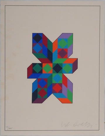 Victor Vasarely (1906-1997) - Tridim-C