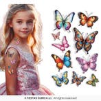 Neptattoos Vlinders, Verzenden, Nieuw, Feestartikel