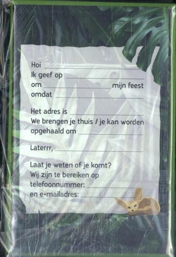 Freek Vonk 1 - Uitnodiging Pk 941 - Set Van 6 |  | Nieuw, Ophalen of Verzenden, Nieuw