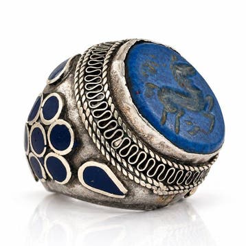 Lapis lazuli - Ring - Tribal sieraden