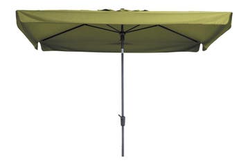 Madison stokparasol Delos luxe Sage Green 200x300 cm., Verzenden, Nieuw, Stokparasol, Kantelbaar