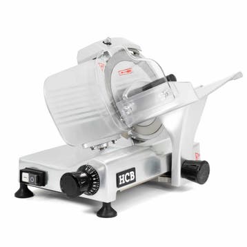 HCB Snijmachine - 195 mm - RVS - 230V, Verzenden, Nieuw in verpakking, Bakkerij en Slagerij