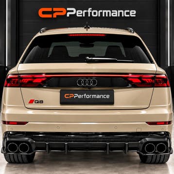 Audi Q8 S-Line SQ8 Look Uitlaat tips sierstukken | Custom, Ophalen of Verzenden, Nieuw, Audi