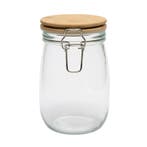 BrandNewCake Weckpot met Bamboe Deksel 1000ml, Verzenden, Nieuw