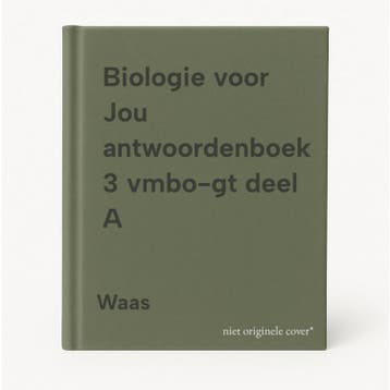 Biologie voor Jou antwoordenboek 3 vmbo-gt deel A - Waas, Verzenden, Gelezen, Waas