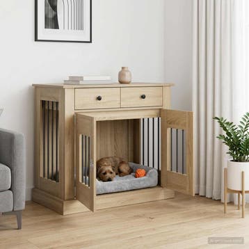 vidaXL Hond Bench Meubel Sonoma Eiken 90 x 47,5 x 80 cm, Verzenden, Nieuw