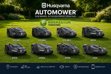 50% korting op alle nieuwe bedrade Automowers, Bestuurbaar via app, Nieuw, Ophalen of Verzenden, Meer dan 25 cm