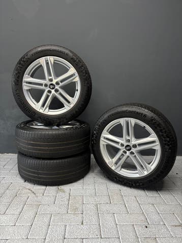 Originele Audi Q5 19 velgen + Conti Sportcontact 6 NWSTAAT!, Gebruikt, Banden en Velgen, 235 mm, Personenwagen
