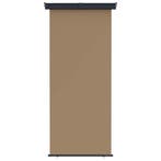 vidaXL Zijscherm Balkon 100% polyester ijzer staal, Tuin en Terras, Verzenden, Nieuw