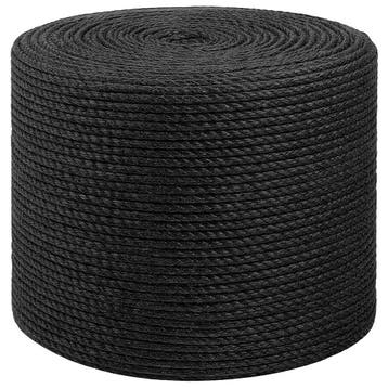 vidaXL Jute Touw 8 Zwart 100% Tossa jute, Verzenden, Nieuw