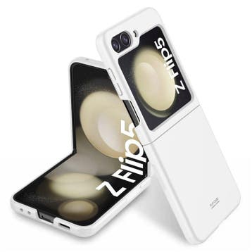 Skin Feel Shockproof Protective Case Samsung Z Flip5 wit, Verzenden, Nieuw
