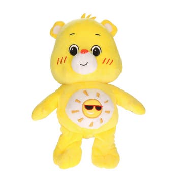 Troetelbeertjes knuffel - geel - pluche - 21 cm - cartoon, Verzenden, Nieuw