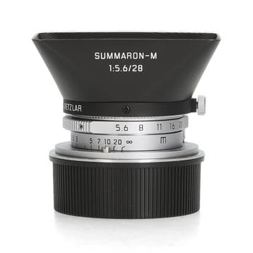 Leica Summaron-M 28mm F5.6 zilver (11695) - 2 jaar garantie, Audio, Tv en Foto, Fotografie | Lenzen en Objectieven, Ophalen of Verzenden