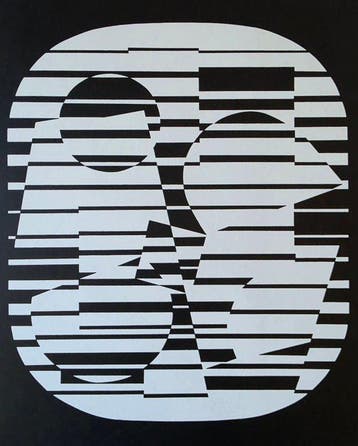 Victor Vasarely (1906-1997) - Zeta