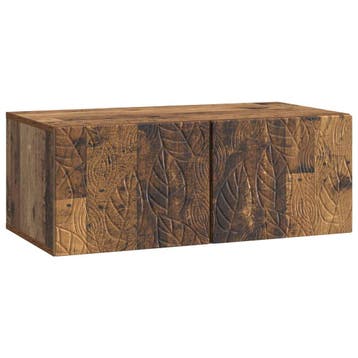 vidaXL Wandbeugel TV-kast 78,5 x 31 cm Oud hout Bewerkt hout, Minder dan 50 cm, Verzenden, Nieuw, Minder dan 100 cm