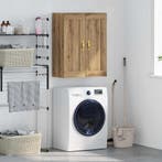 vidaXL Wandkast Artisan Eiken 69,5 x 34 x 90 cm Bewerkt hout, Huis en Inrichting, Kasten | Buffetkasten, Minder dan 50 cm, Verzenden
