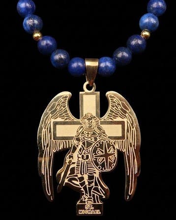 Lapis lazuli - SintMichaël Aartsengel – Zwaard van