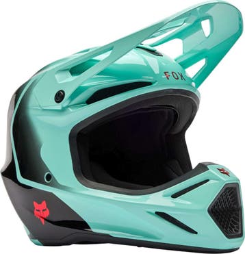 FOX V3 Drip Turquoise Crosshelm, Motoren, XXL, Nieuw met kaartje, Overige merken, Heren