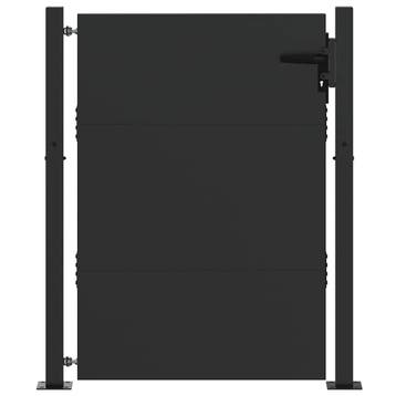 Metalen Tuinpoort 105x130cm Zwart - Outlet retourdeal, Gebruikt, Ophalen of Verzenden, Tuinhek, Overige materialen