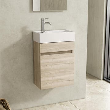 Toiletmeubel Fontein 40 cm – Compact en Stijlvol - Natural, Verzenden, Nieuw